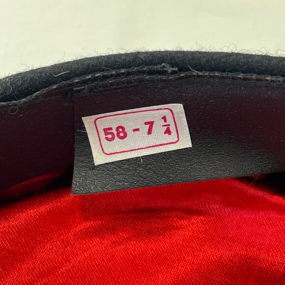 Greek Fisherman Authentic Cap Black Hat Made In Greece 58 size 7 1/4 - Picture 6 of 7